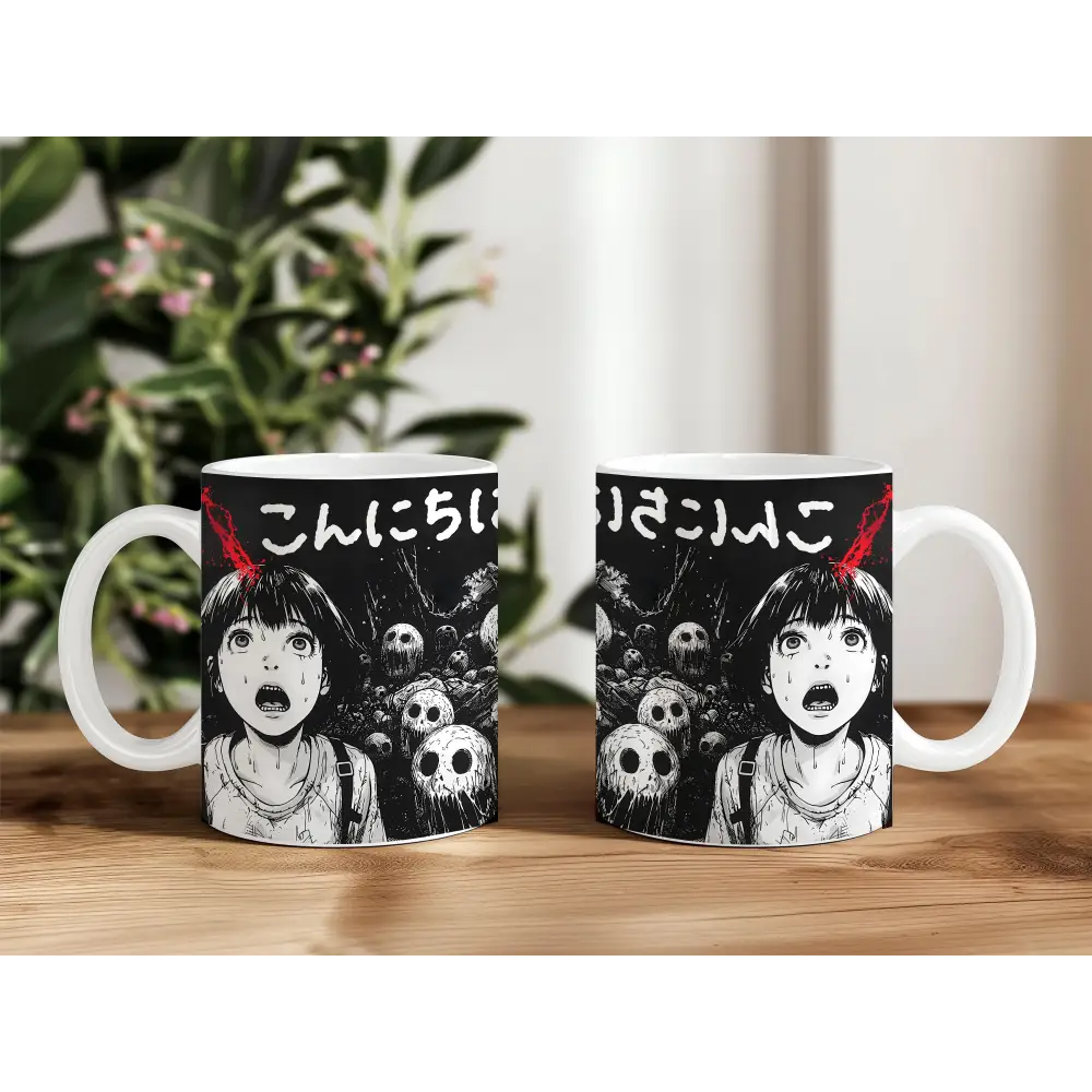 teetasse kafeetasse becher keramik gothik Anime