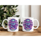 teetasse kafeetasse becher keramik skull skurill skelett Franekenstein