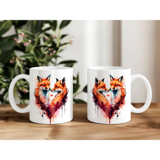 teetasse kafeetasse becher keramik Fuchs