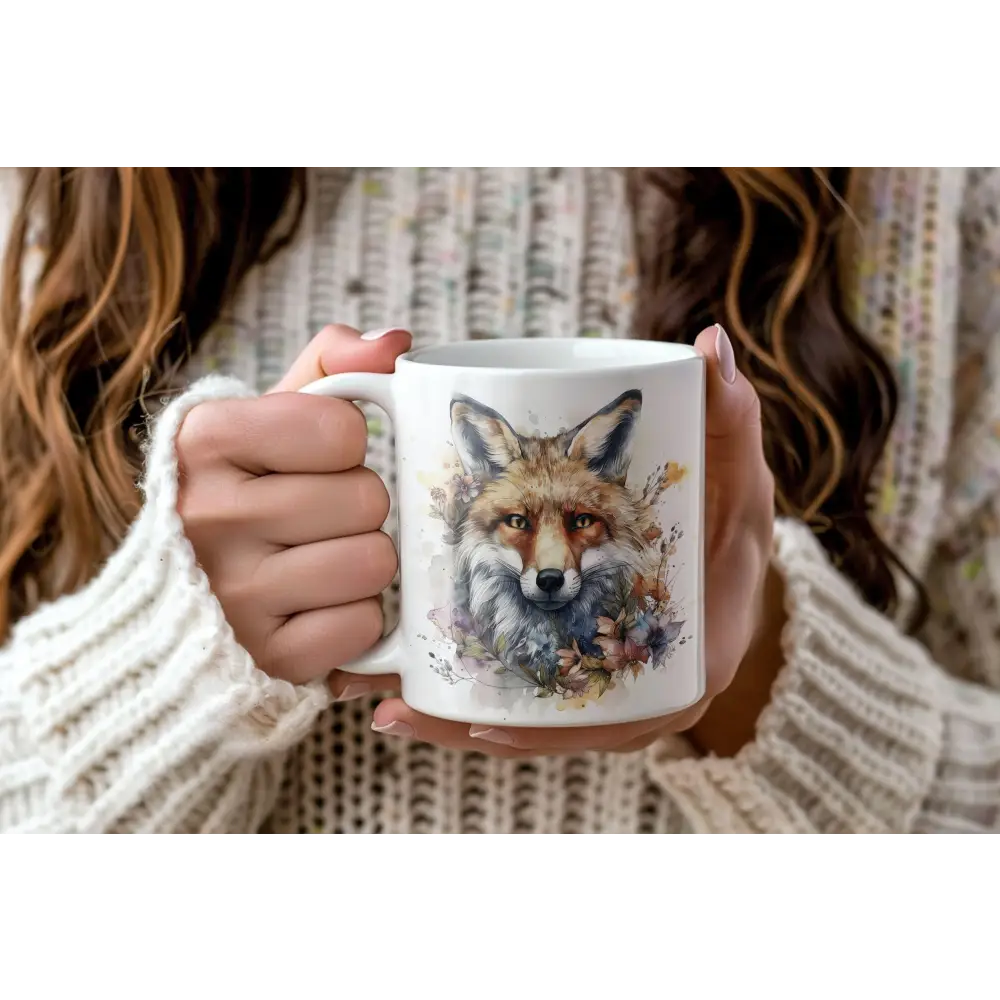 teetasse kafeetasse becher keramik fuchs