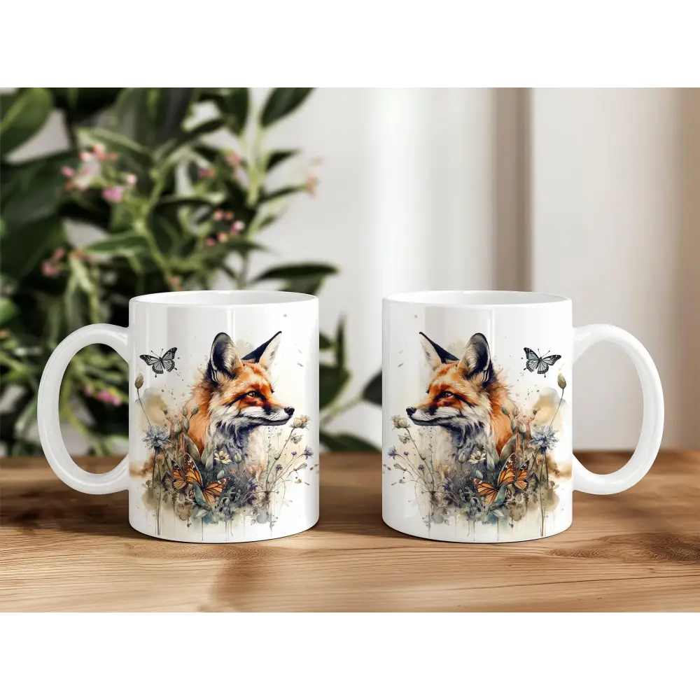 teetasse kafeetasse becher keramik fuchs