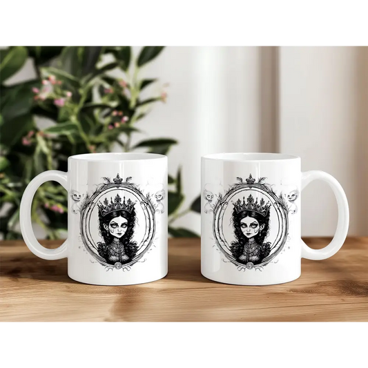 teetasse kafeetasse becher keramik gothik gothic