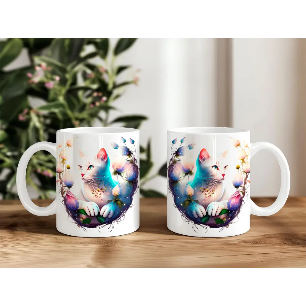 teetasse kafeetasse becher keramik Katze