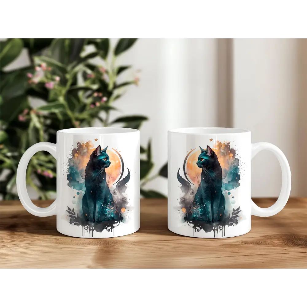 teetasse kafeetasse becher keramik katze