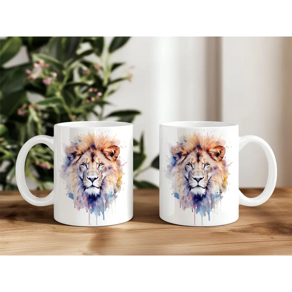 teetasse kafeetasse becher keramik löwe