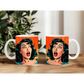 teetasse kafeetasse becher keramik retro girl