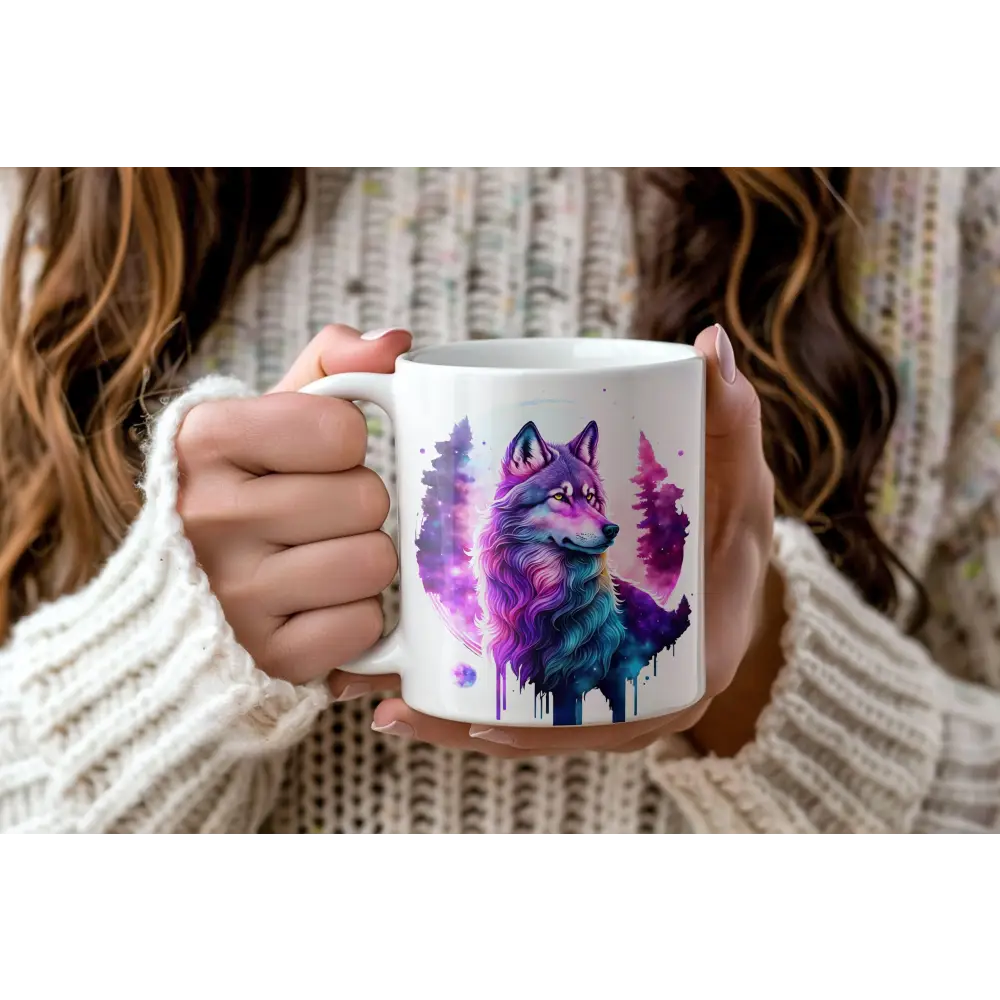 kffee tasse tee tasse tee becher kaffeebecher wolf