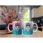 Glitzertasse Keramiktasse Teetasse Becher Kaffeetasse Löwe Lion Personalisiert