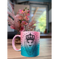 Glitzertasse Keramiktasse Teetasse Becher Kaffeetasse Löwe Lion Personalisiert