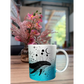 Glitzertasse ’Wal’ Personalisiert - Tasse