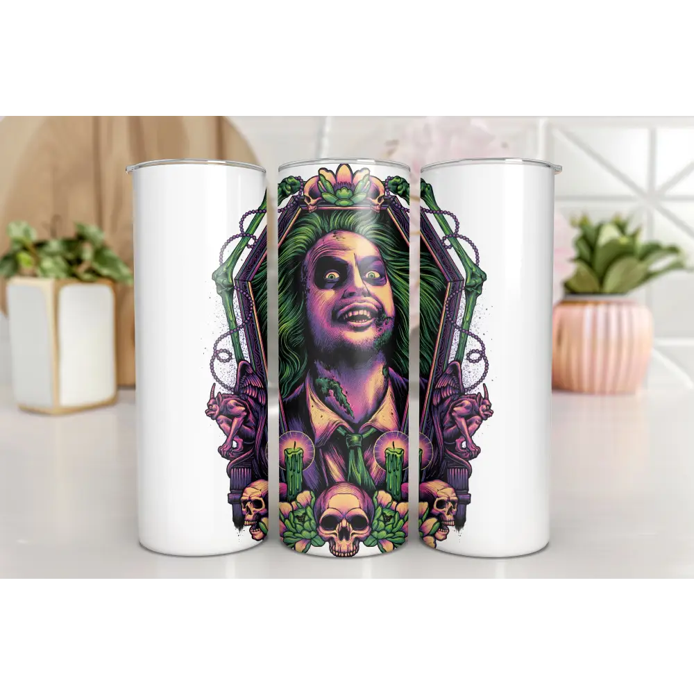 Kaffee To go Becher/Tumbler ’Beetlejuice’ Personalisiert