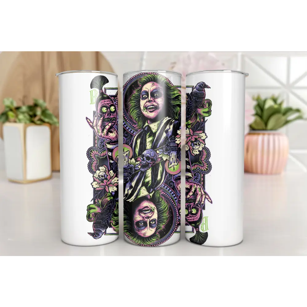 Kaffee To go Becher/Tumbler ’Beetlejuice’ Personalisiert