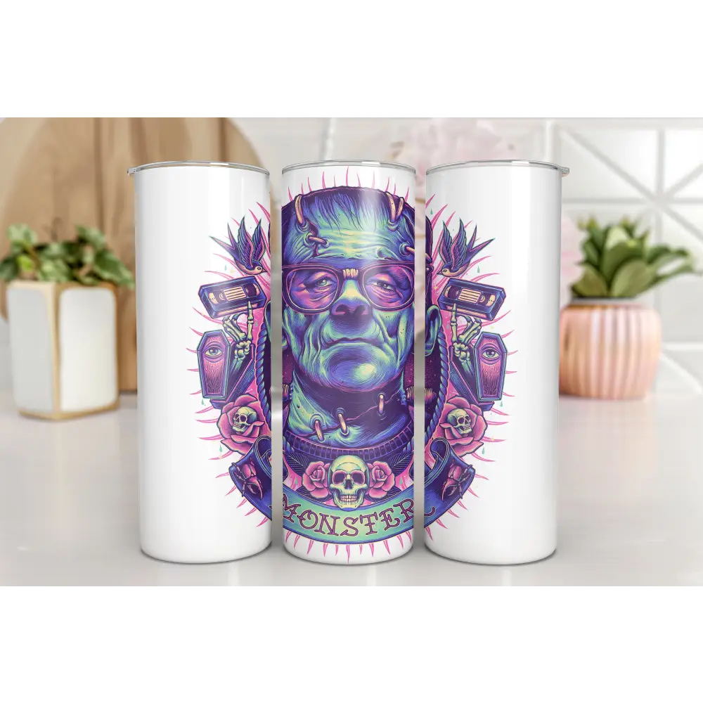 <tumbler coffee to go kaffeebecher tee becher horror Frankenstein