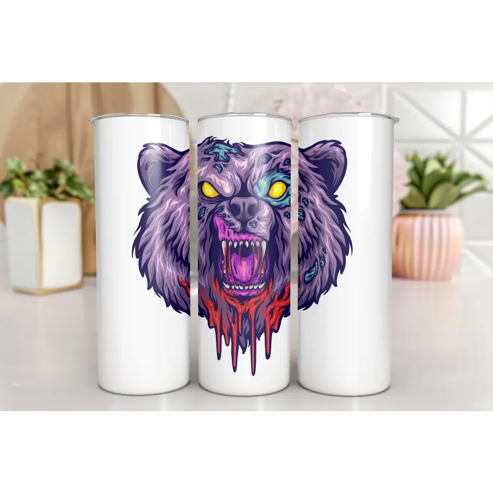 <tumbler coffee to go kaffeebecher tee becher horror Bär