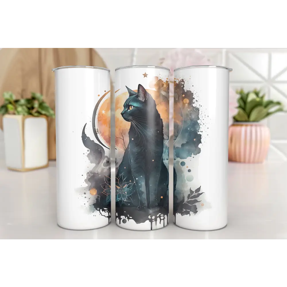 <tumbler coffee to go kaffeebecher tee becher Katze