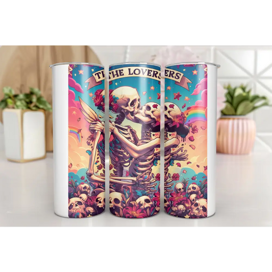 <tumbler coffee to go kaffeebecher tee becher horror the lovers Skull Totenkopf Skurill