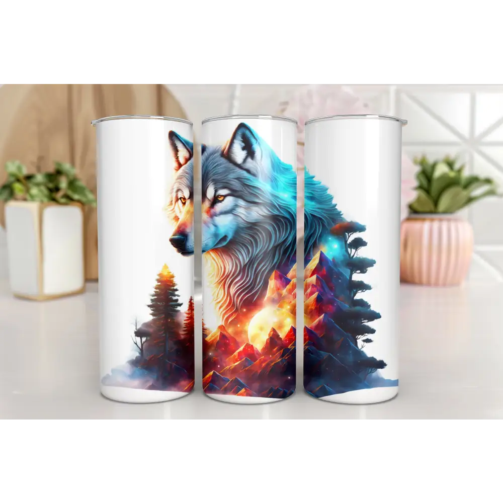 <tumbler coffee to go kaffeebecher tee becher wolf